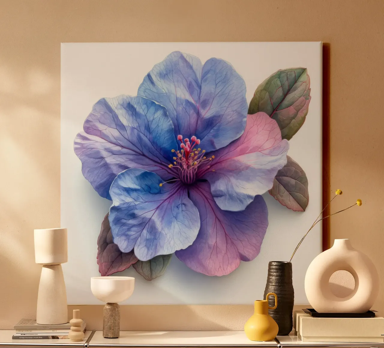 Fiore di Browallia 2 tela con Cornice a cassetta da Bold Blooms