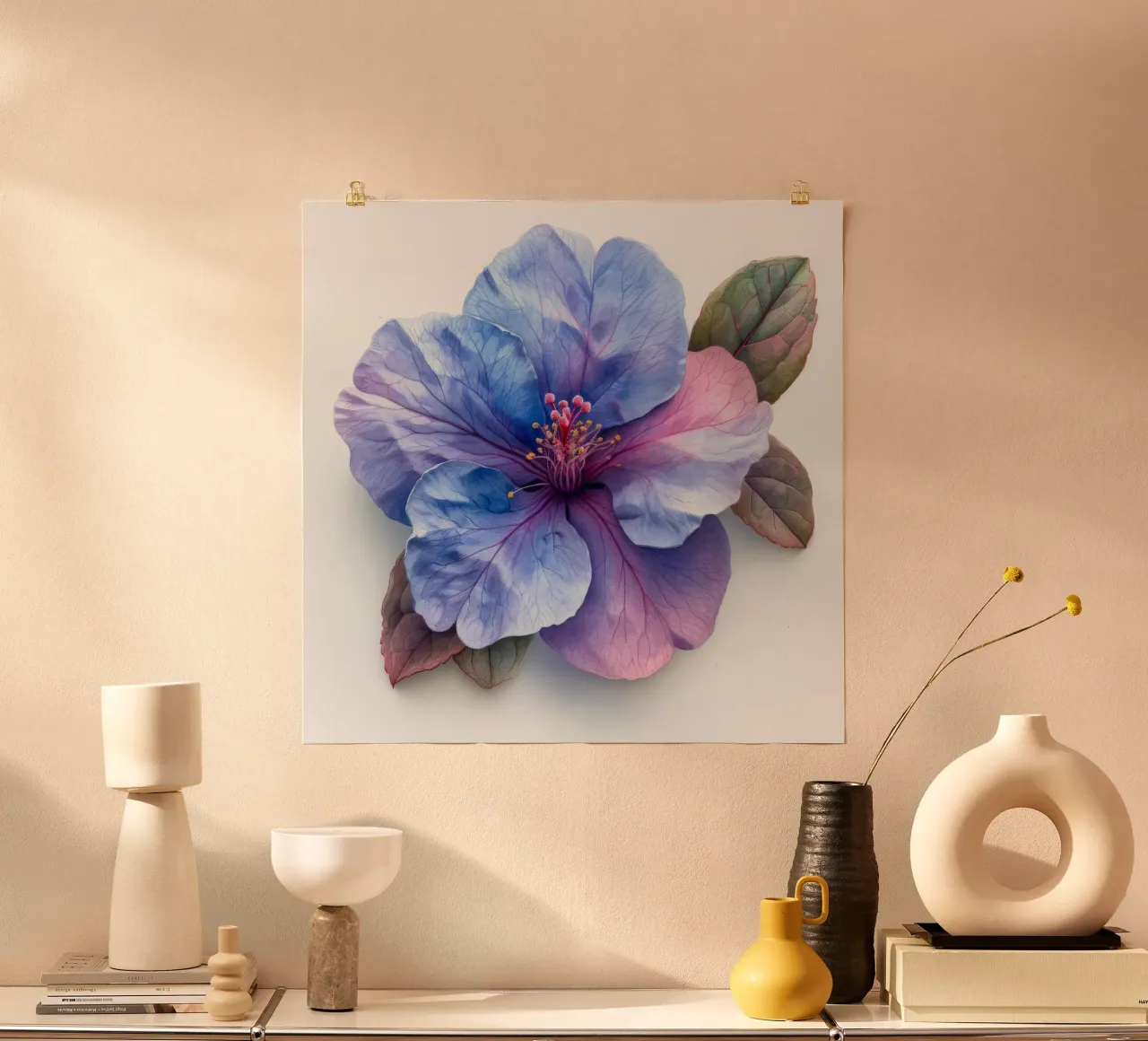 Fiore di Browallia 2 carta hahnemühle da Bold Blooms