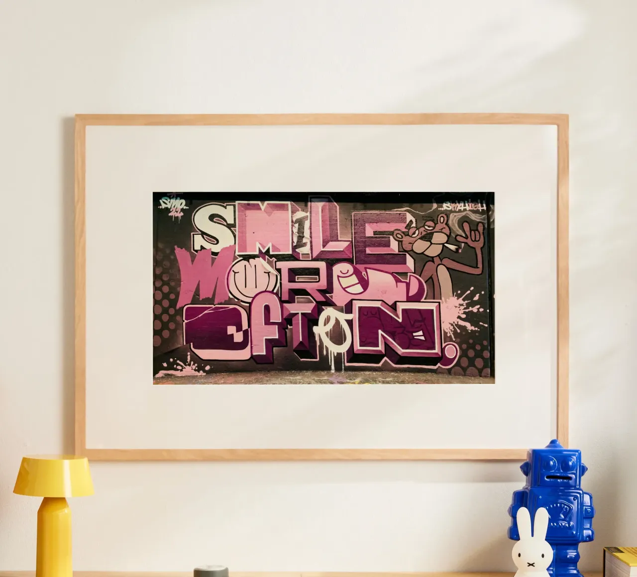 Graffiti PINK carta hahnemühle da Flo Klein
