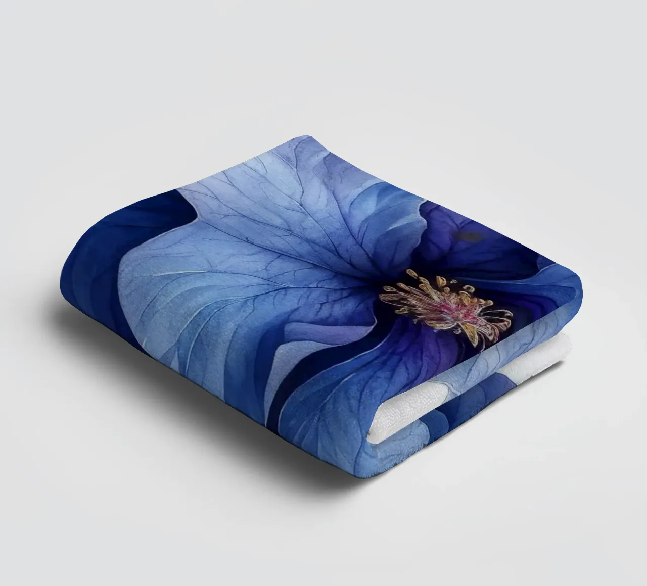 Fiore di Browallia 3 asciugamano da bagno da Bold Blooms
