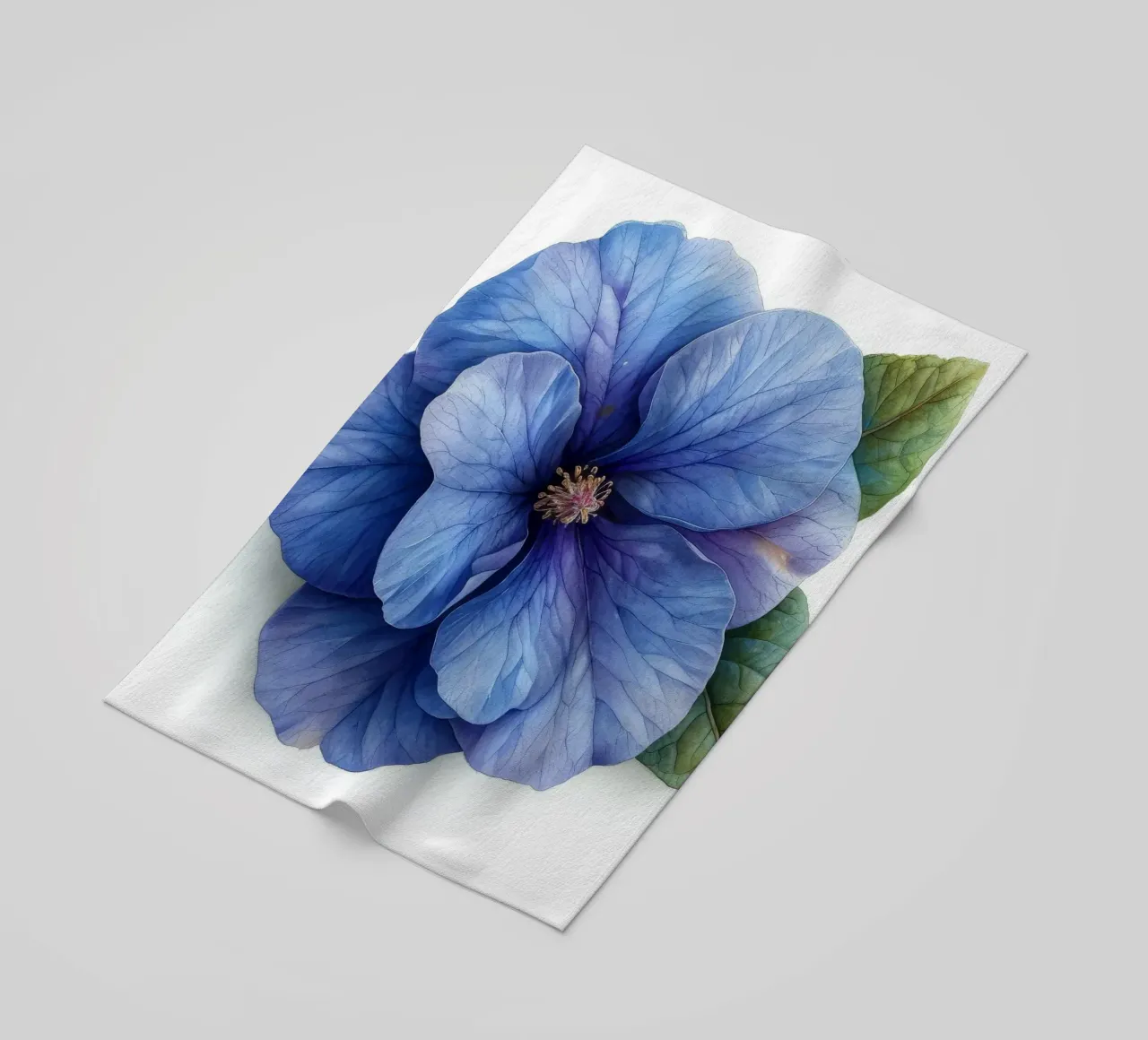 Fiore di Browallia 3 telo mare da Bold Blooms