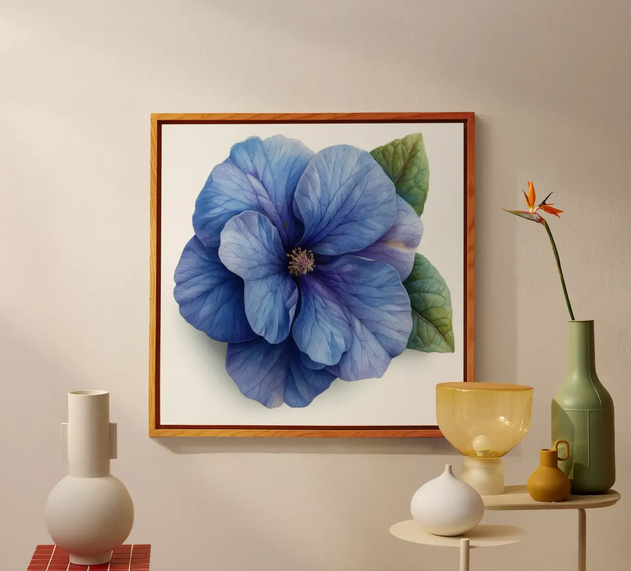 Fiore di Browallia 3 plexiglass da Bold Blooms