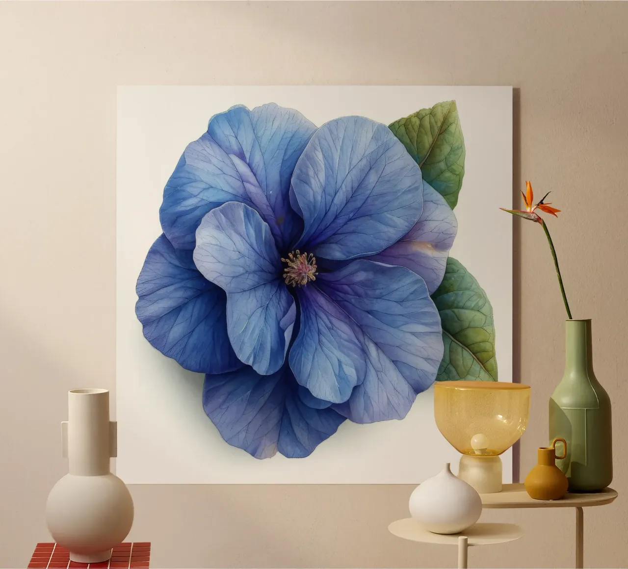 Fiore di Browallia 3 plexiglass da Bold Blooms