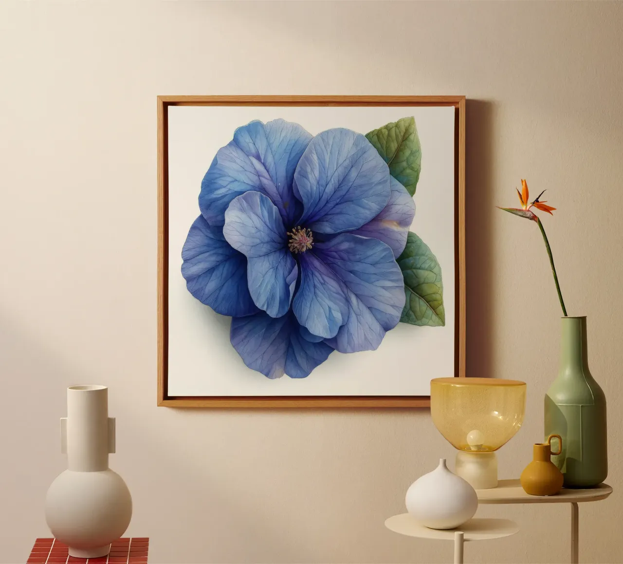 Fiore di Browallia 3 tela da Bold Blooms