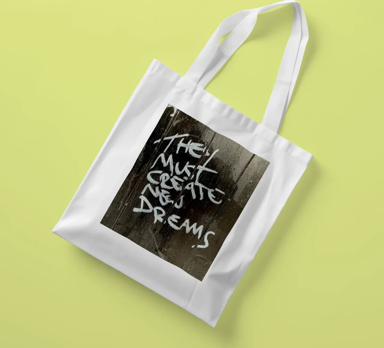 Dreams borsa in juta da Flo Klein