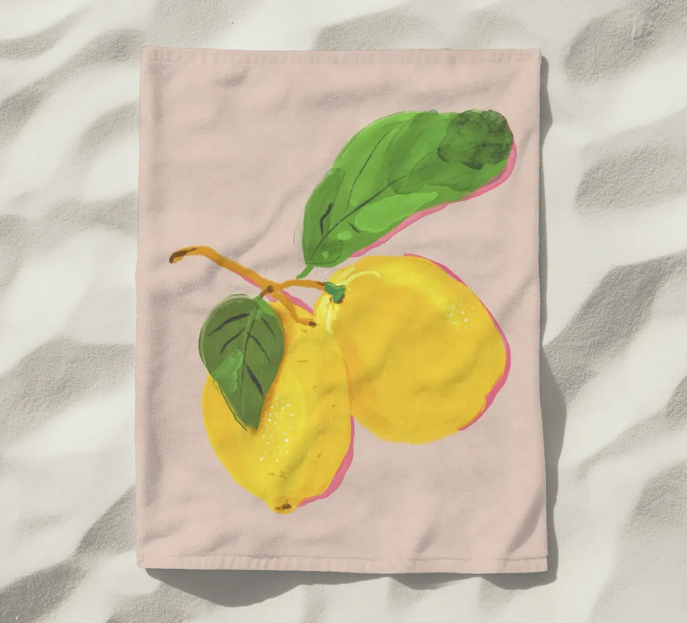Lemons Strandtuch von GigiRosado