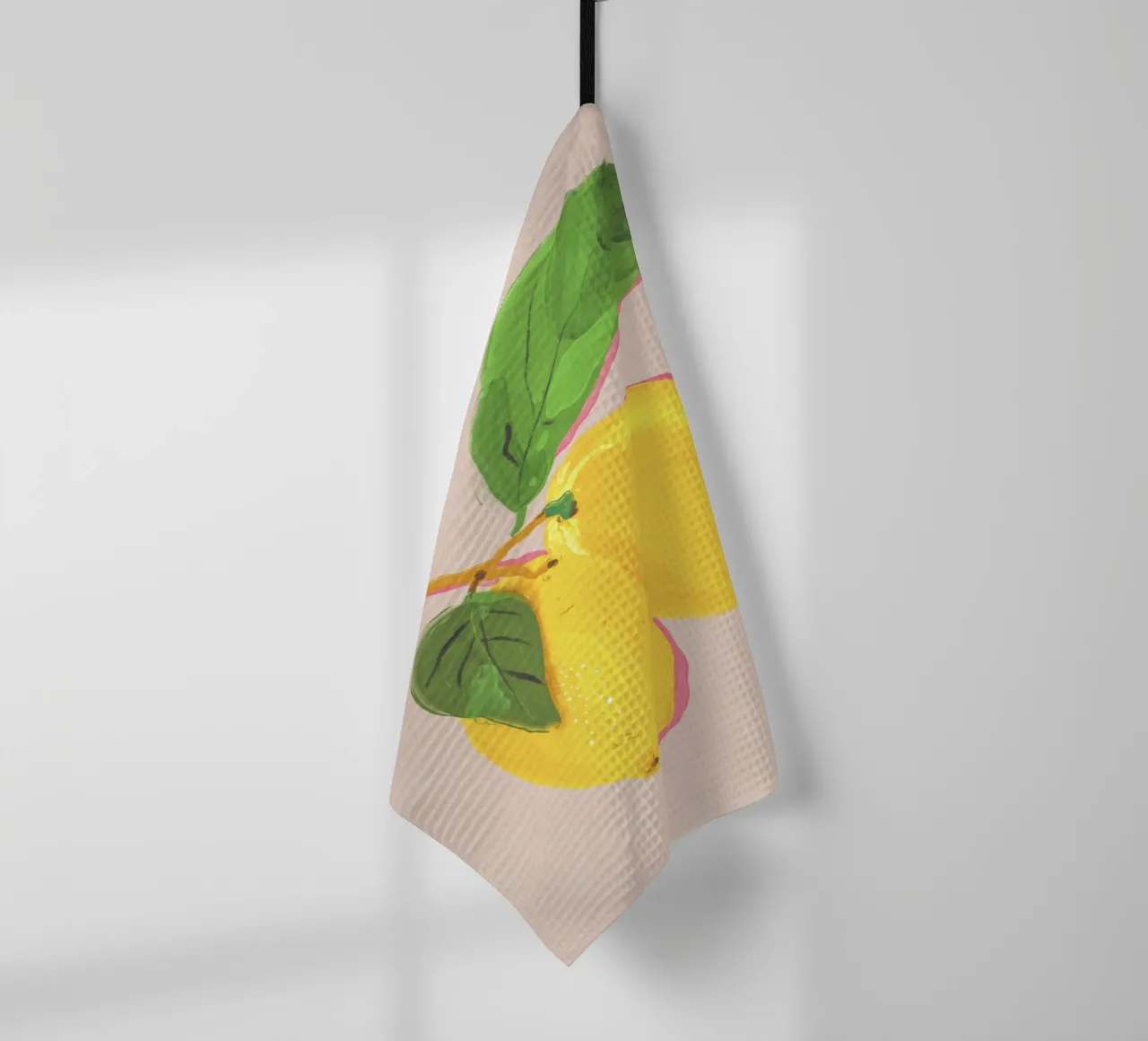 Lemons tea towel by GigiRosado
