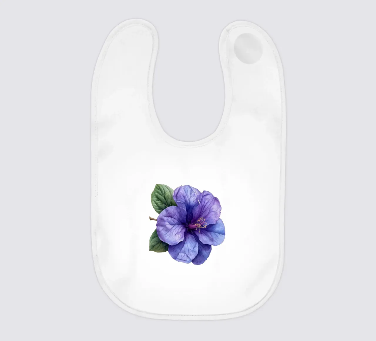Fiore di Browallia 4 bavaglino da Bold Blooms