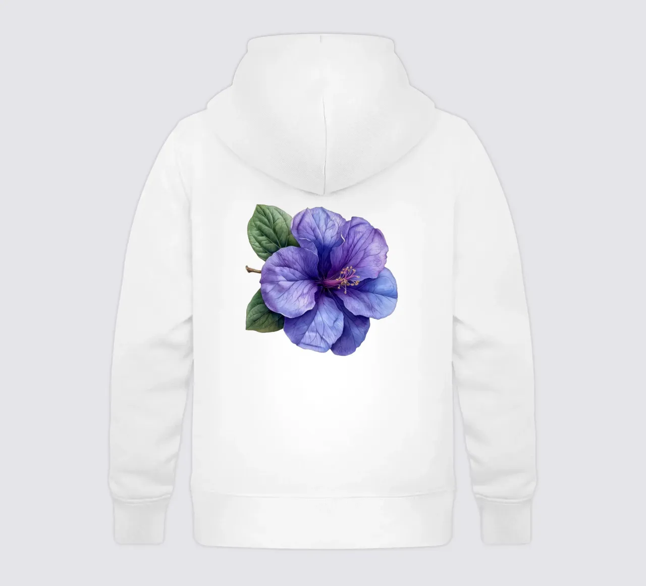 Fiore di Browallia 4 felpa bambino con cappuccio da Bold Blooms