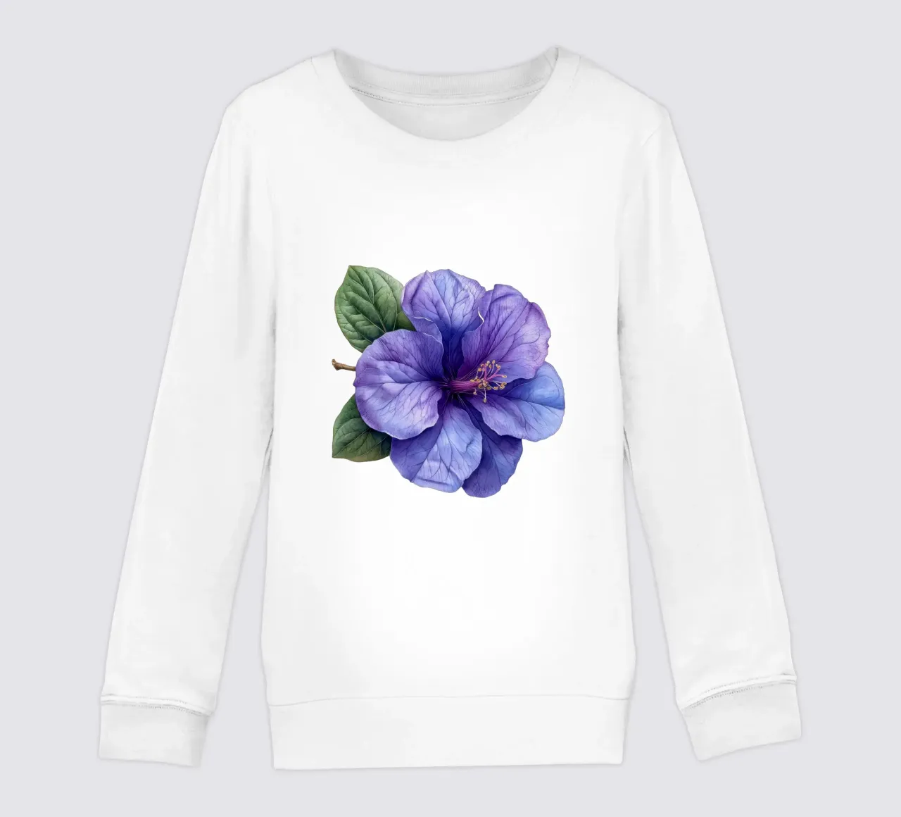 Fiore di Browallia 4 felpa bambino da Bold Blooms