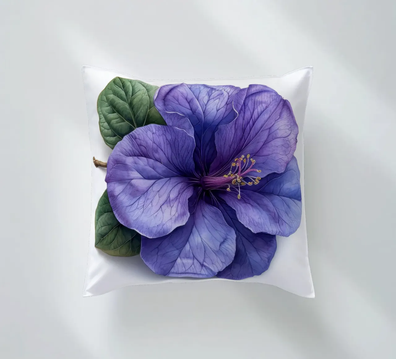Fiore di Browallia 4 cuscino da Bold Blooms