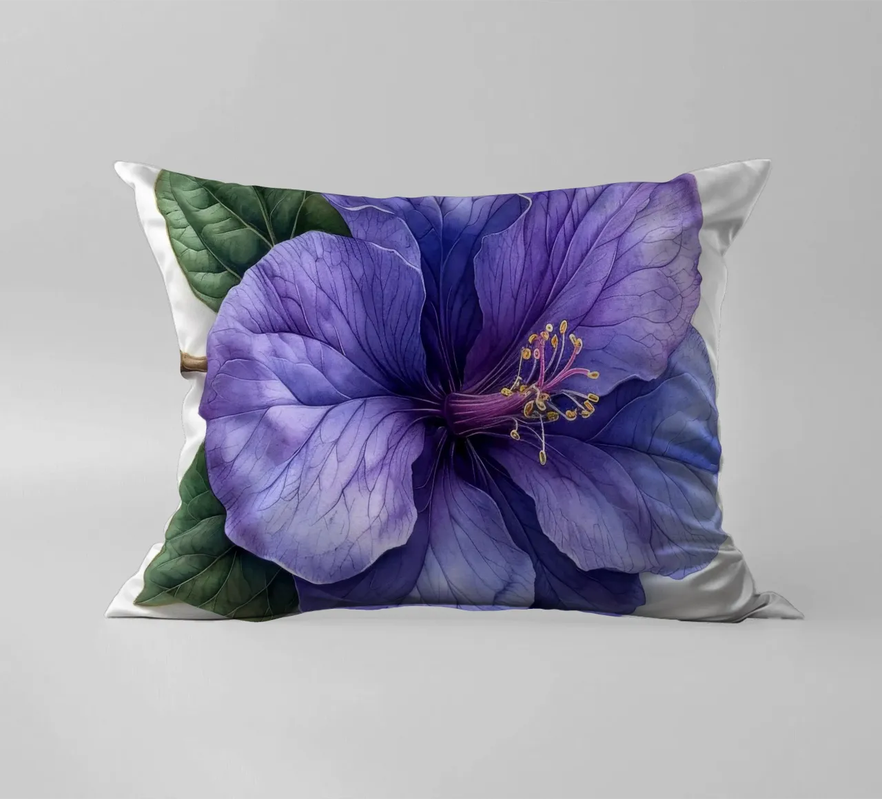 Fiore di Browallia 4 cuscino da Bold Blooms