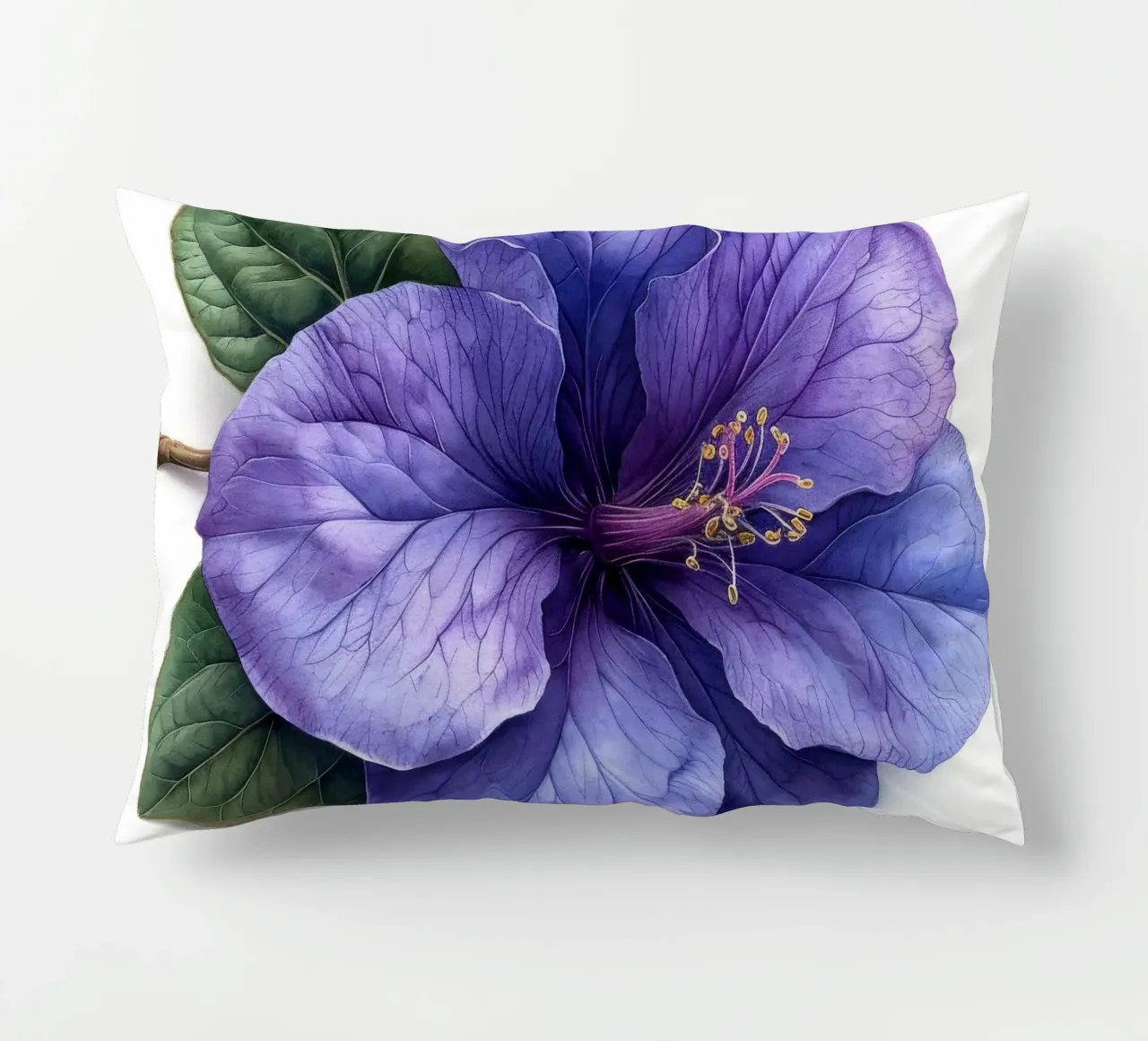 Fiore di Browallia 4 cuscino da Bold Blooms