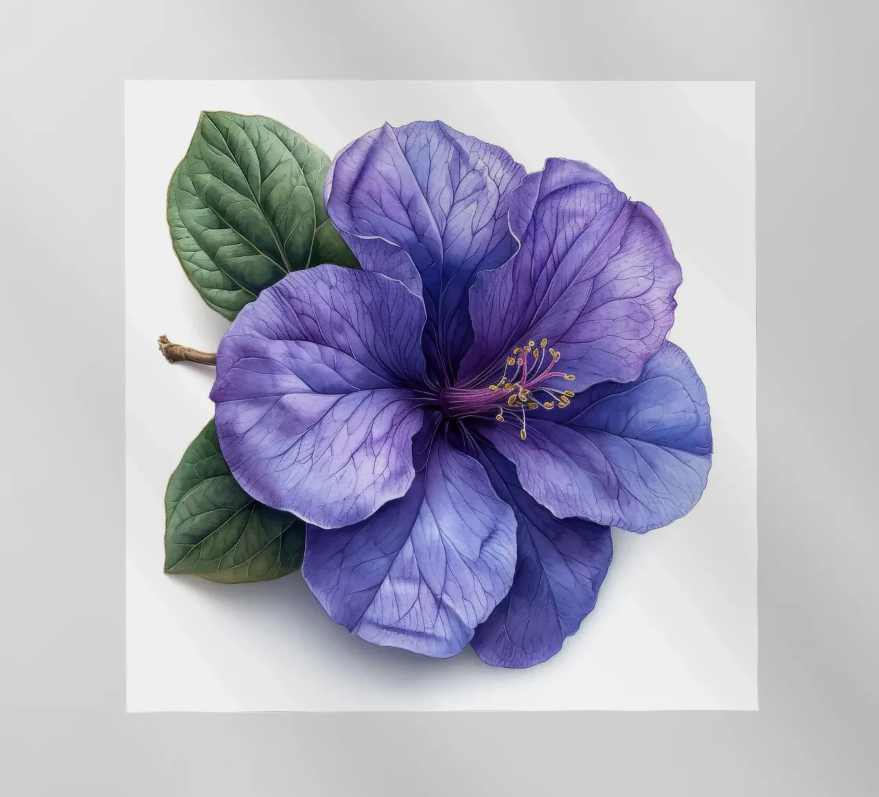 Fiore di Browallia 4 pellicola backlit da Bold Blooms