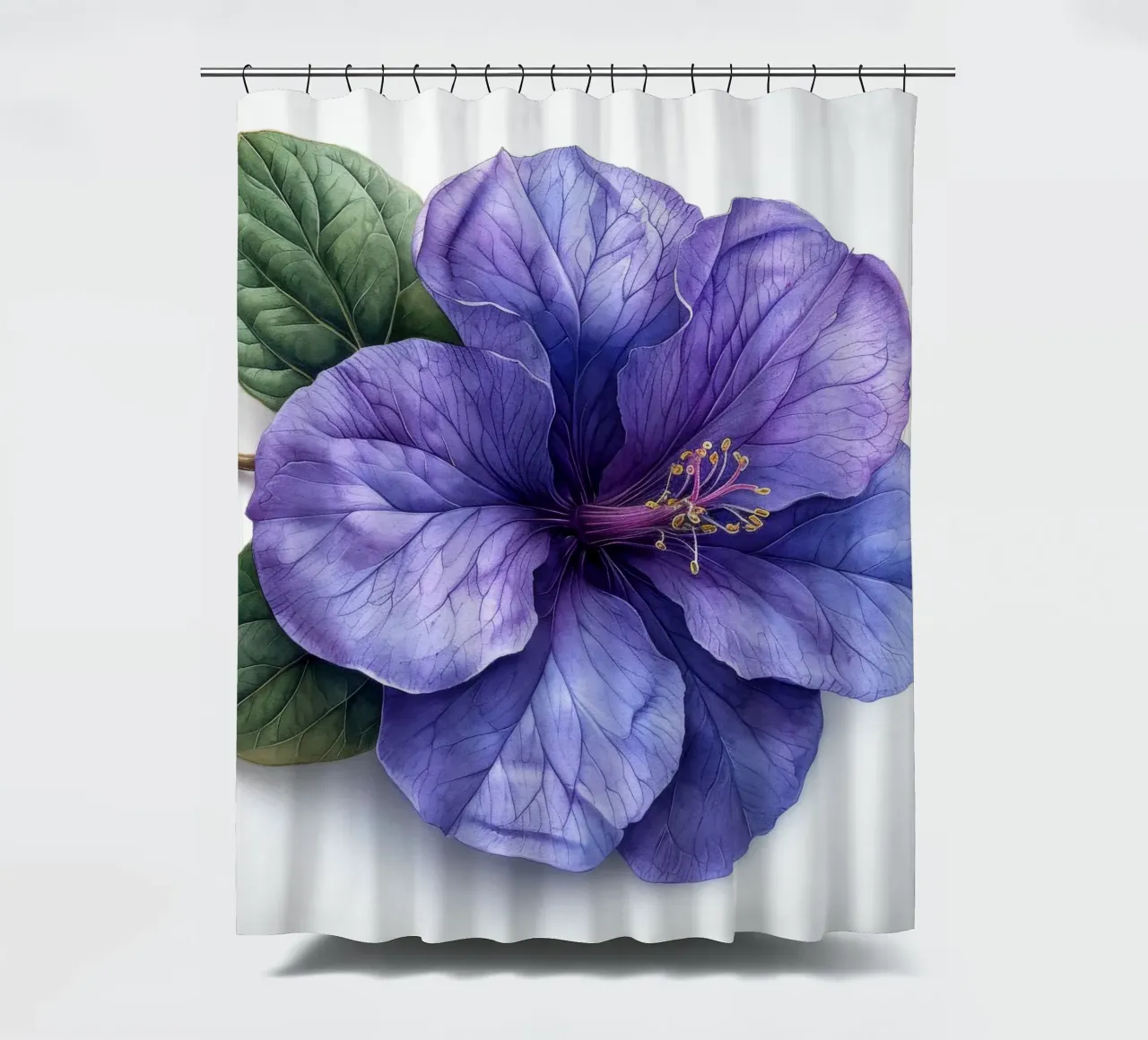 Fiore di Browallia 4 tenda da doccia da Bold Blooms