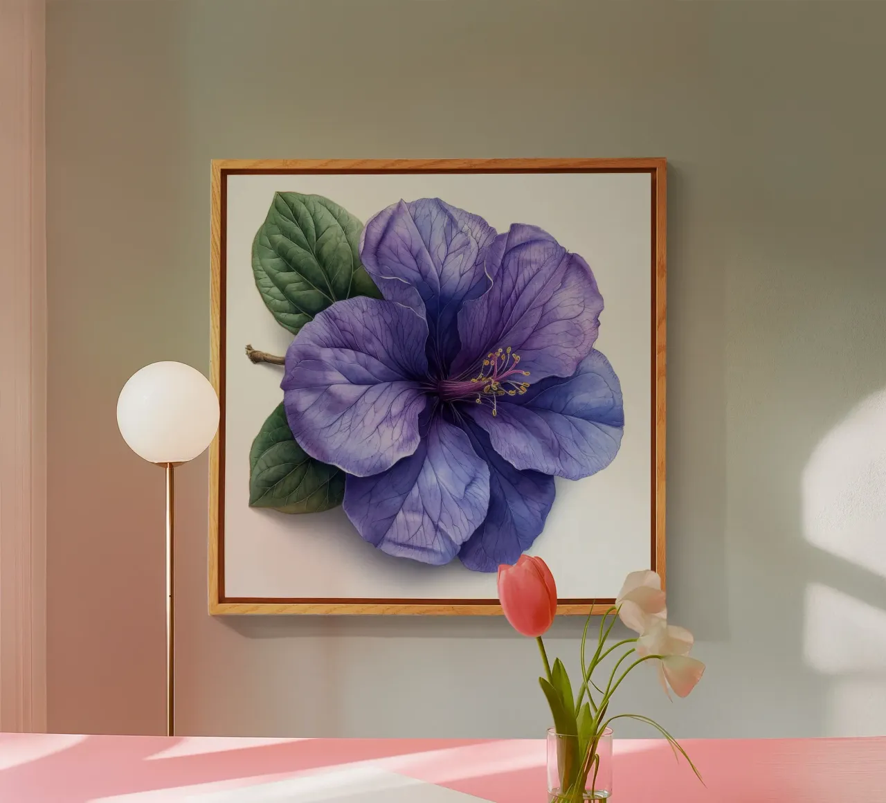 Fiore di Browallia 4 plexiglass da Bold Blooms