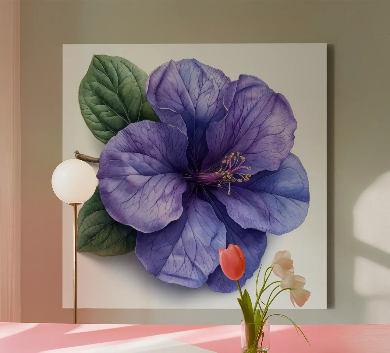 Fiore di Browallia 4 tela da Bold Blooms
