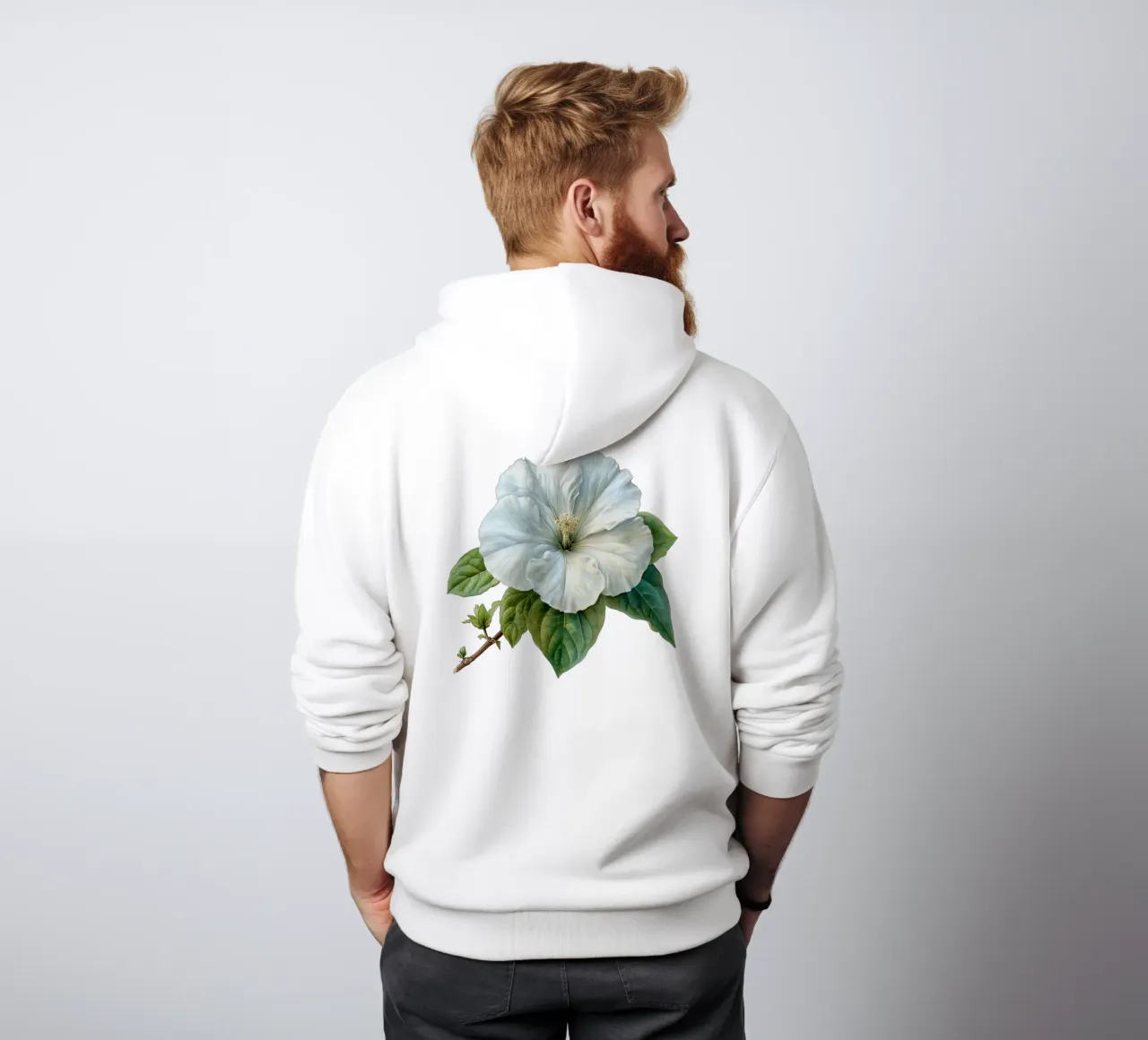 Browallia Fiore 1 felpa con cappuccio da Bold Blooms