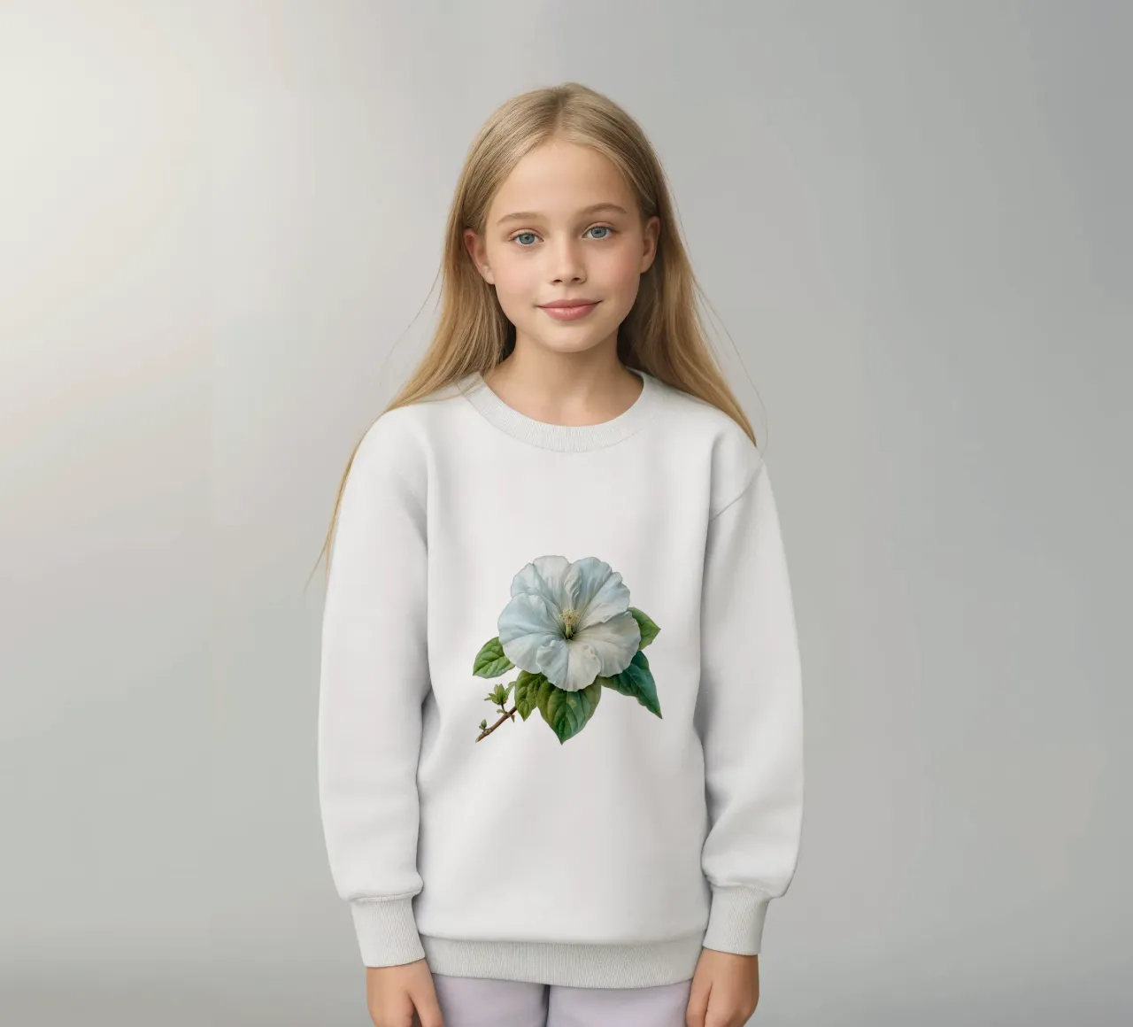Browallia Fiore 1 felpa bambino da Bold Blooms