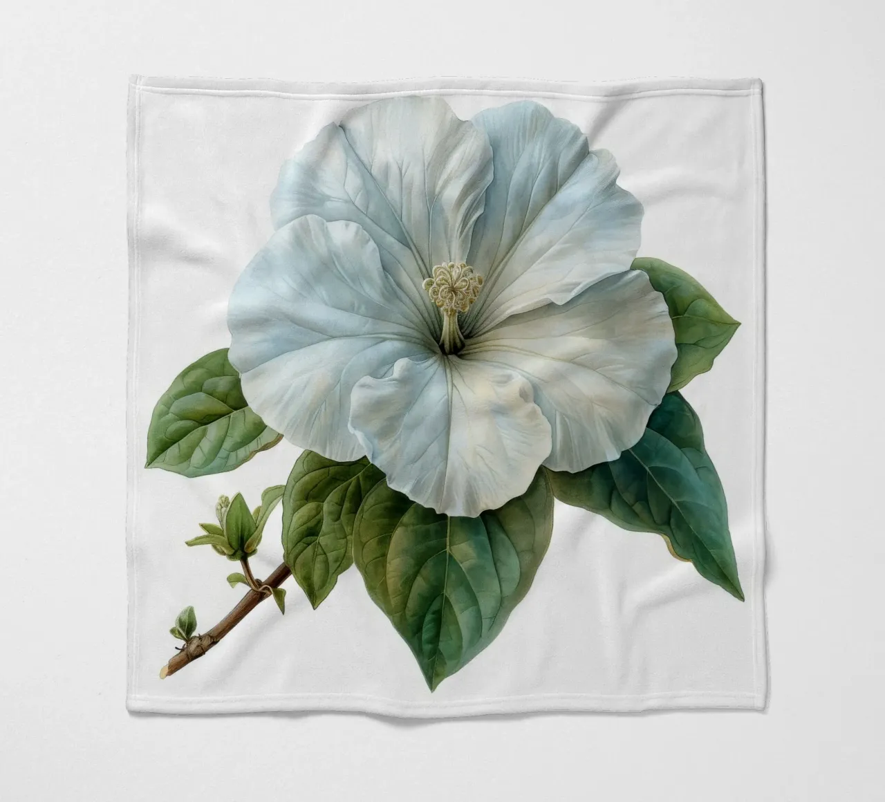 Browallia Fiore 1 coperta in pile da Bold Blooms