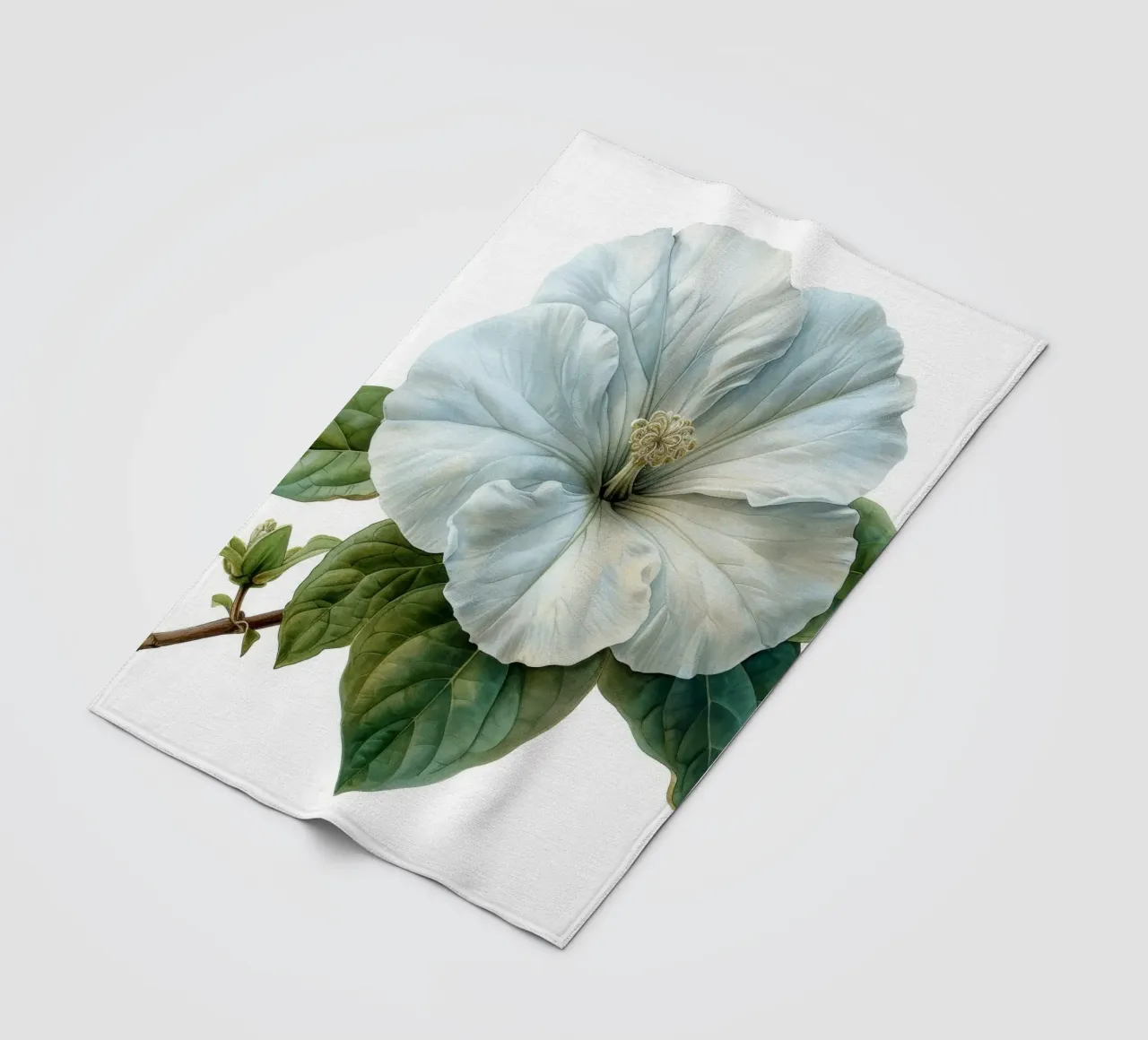 Browallia Fiore 1 coperta in pile da Bold Blooms