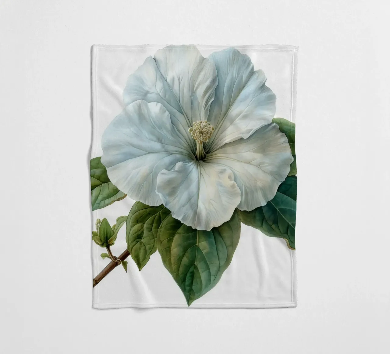 Browallia Fiore 1 coperta in pile da Bold Blooms
