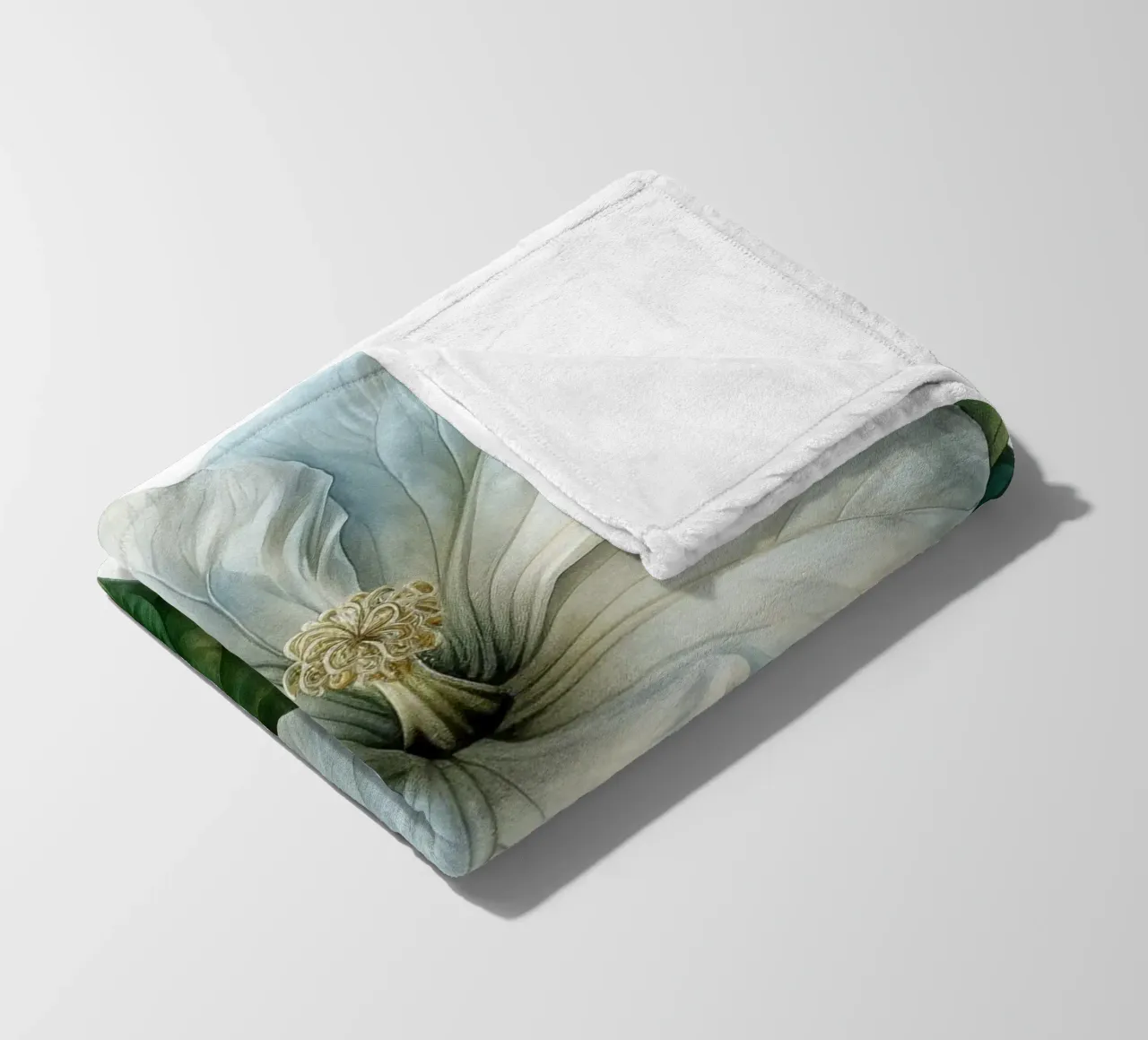 Browallia Fiore 1 coperta in pile da Bold Blooms