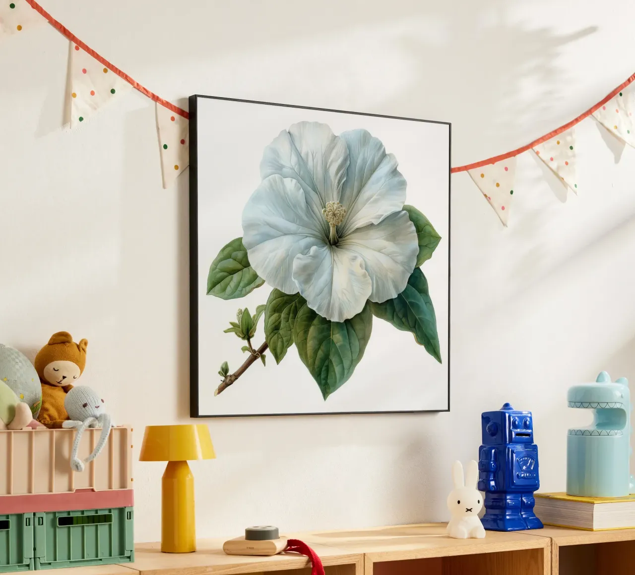 Browallia Fiore 1 alluminio dibond da Bold Blooms