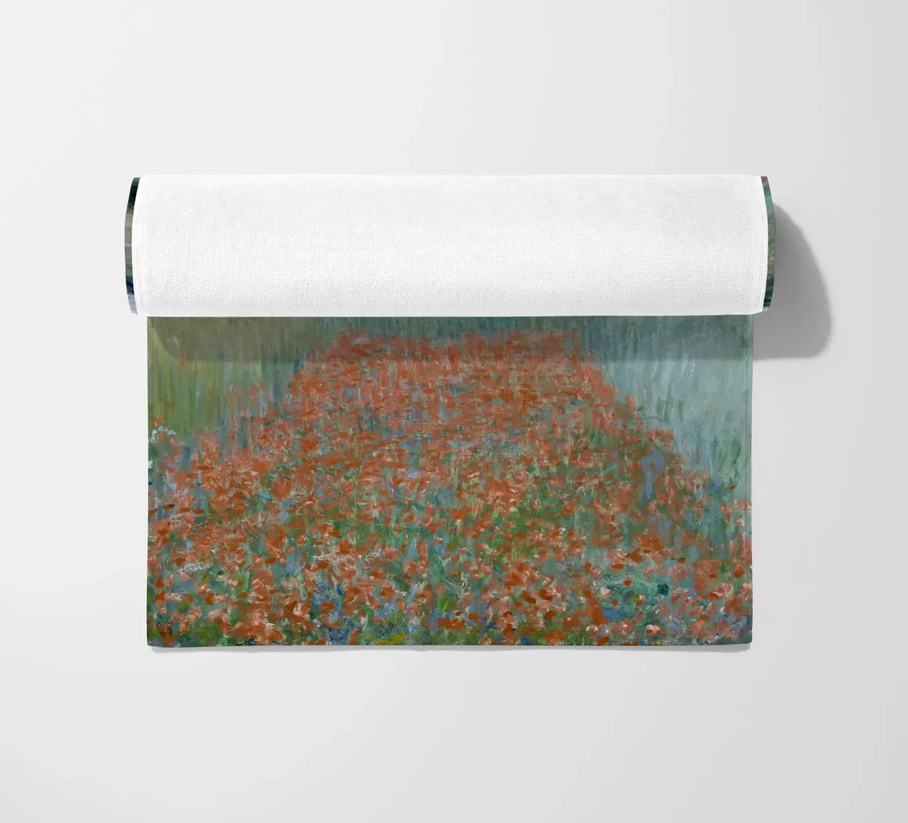 Claude Monet - Campo di papaveri in una conca vicino a Giverny telo mare da Timeless Artworks