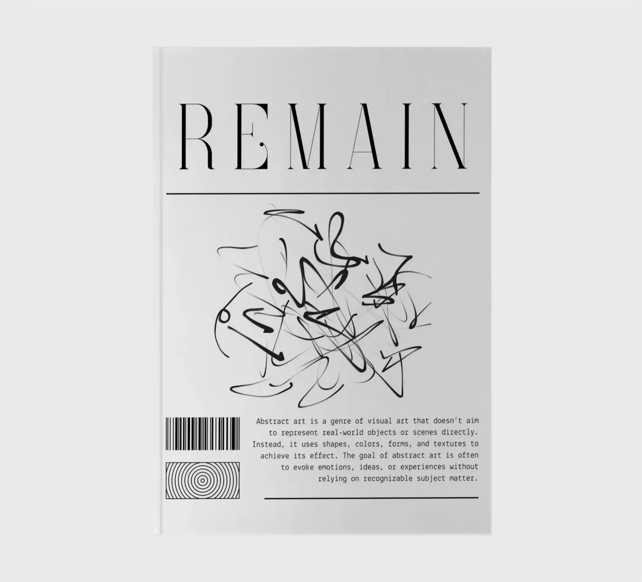 REMAIN | 20 Notizbuch von Einfach Uebel