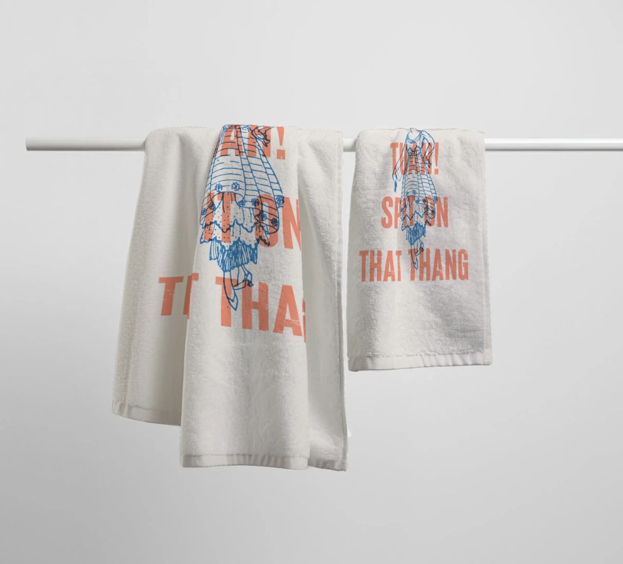 Hawk Tuah! Spuck auf das Ding Handtuch von Vintagrafica