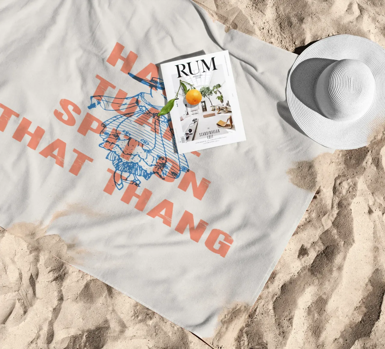 Hawk Tuah! Sputa su quel coso telo mare da Vintagrafica