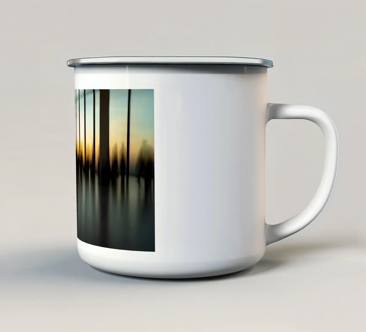 PEOPLES tazza in smalto da Flo Klein
