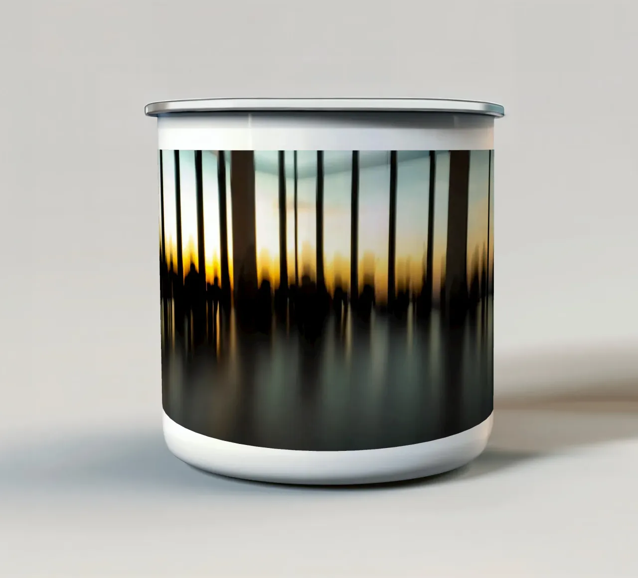 PEOPLES tazza in smalto da Flo Klein
