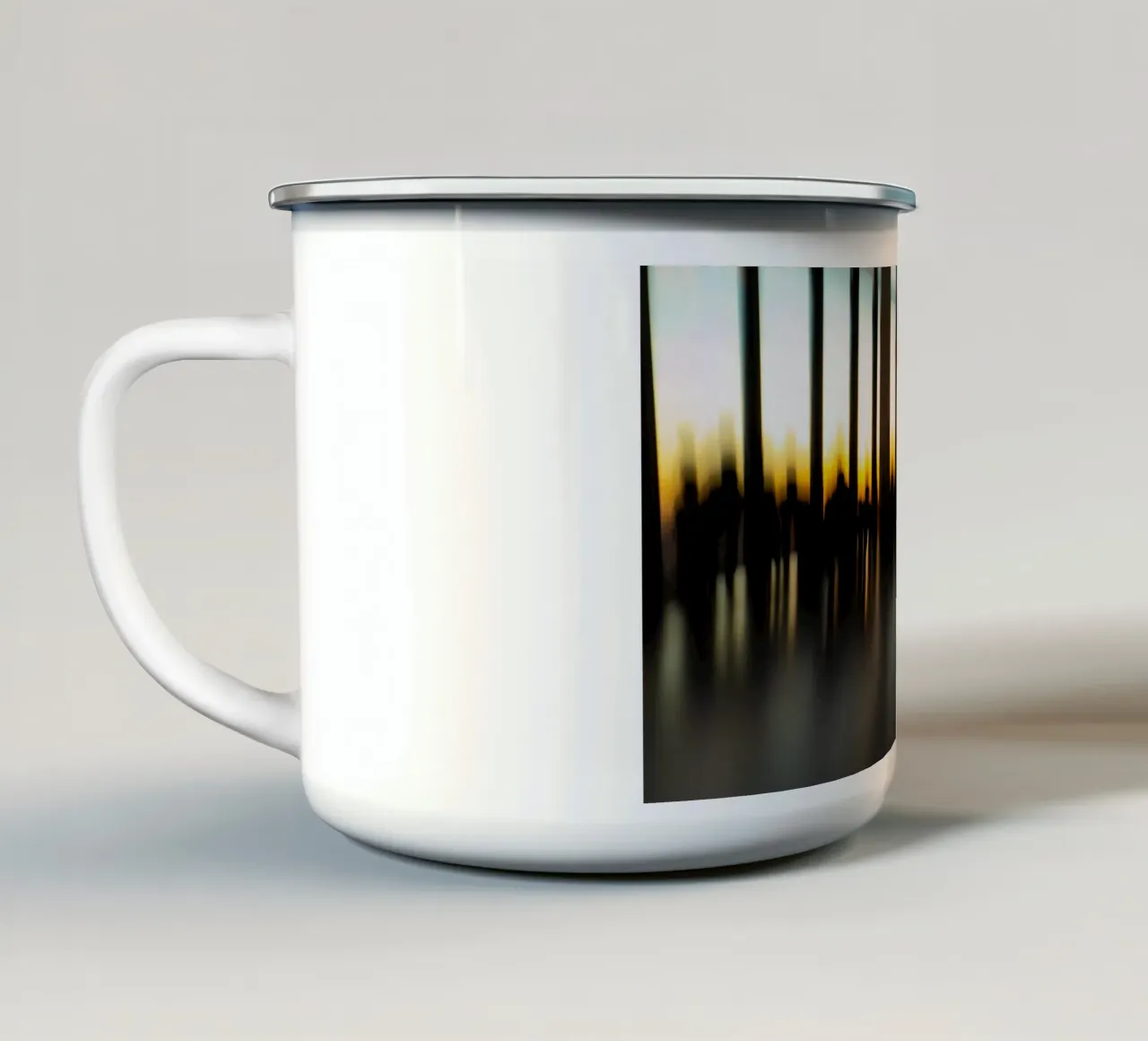 PEOPLES tazza in smalto da Flo Klein