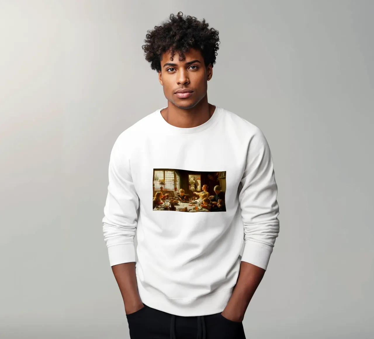 Frederick George Cotman - One of the Family sweatshirt by Timeless Artworks