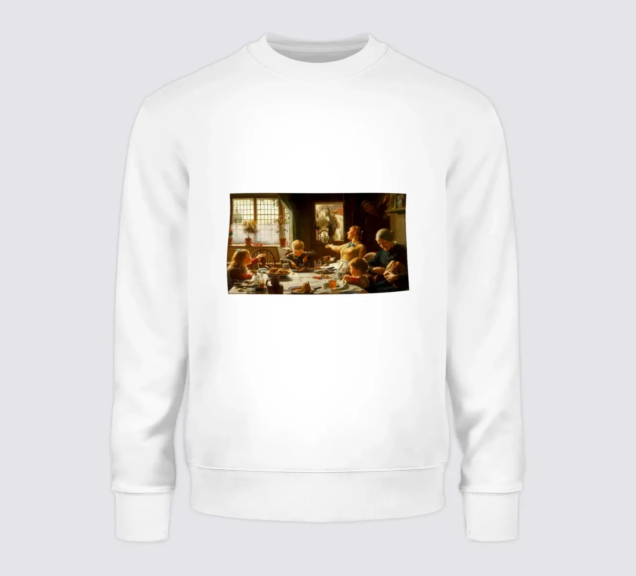 Frederick George Cotman - One of the Family sweatshirt by Timeless Artworks