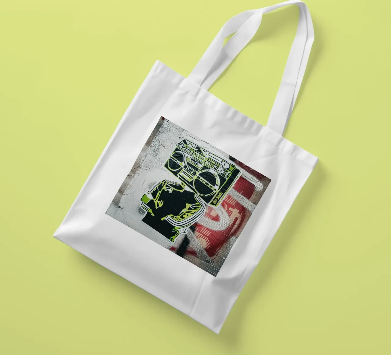 Hip Hop Head tote bag by Flo Klein