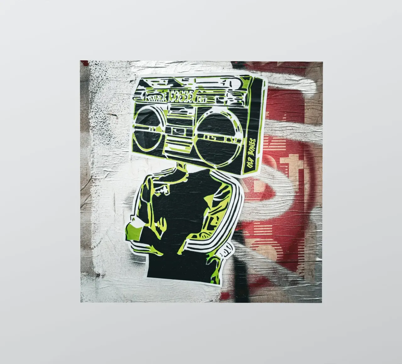 Hip Hop Head sticker by Flo Klein