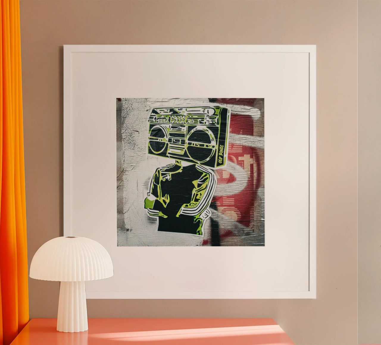 Hip Hop Head Poster von Flo Klein