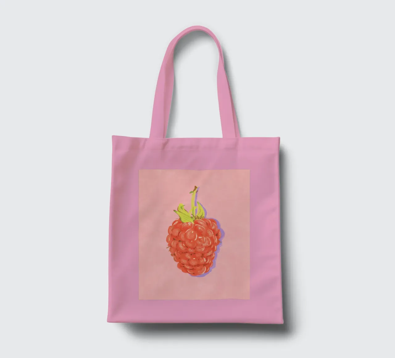 Raspberry tote bag by GigiRosado