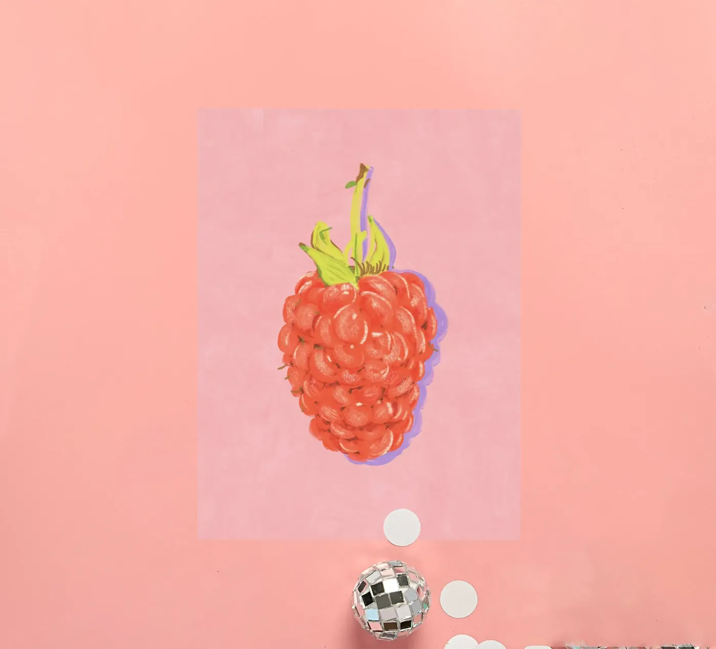 Raspberry autocollant de GigiRosado
