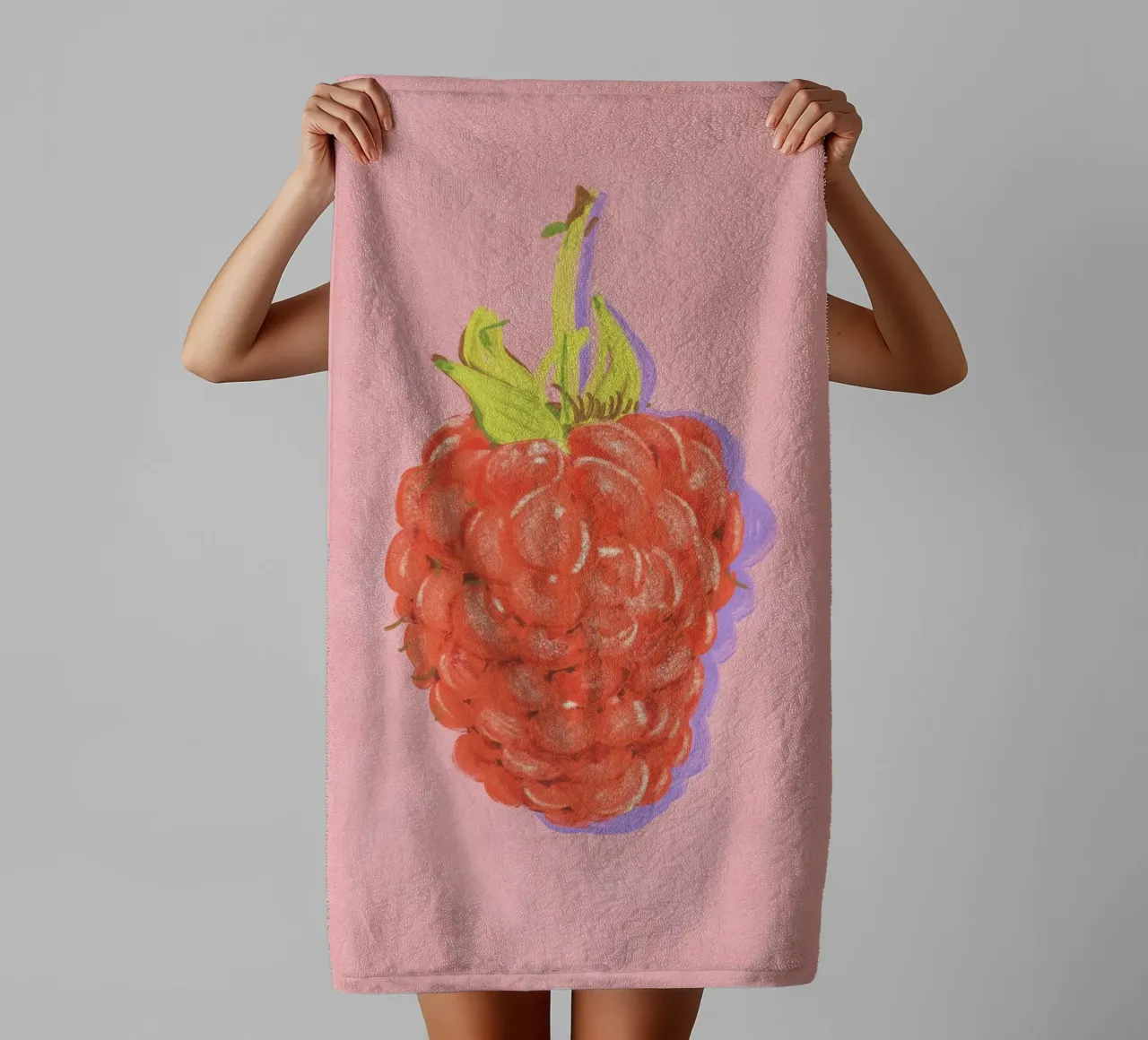 Raspberry asciugamano da bagno da GigiRosado