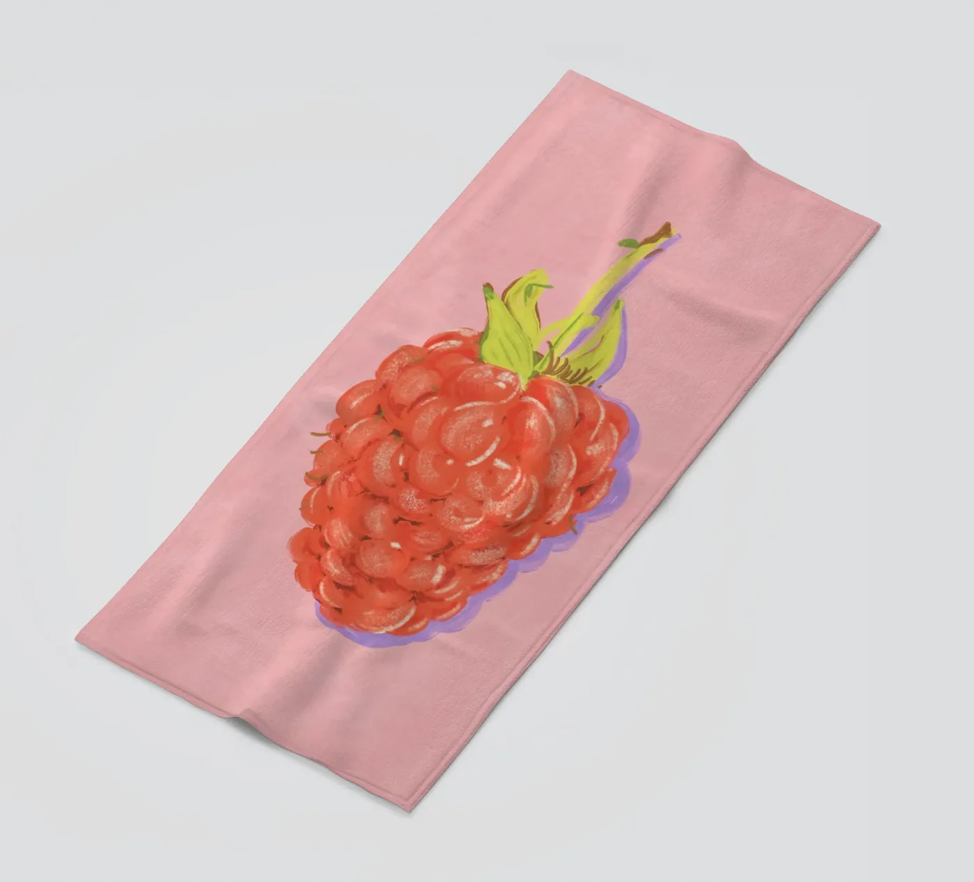 Raspberry strandhanddoek van GigiRosado
