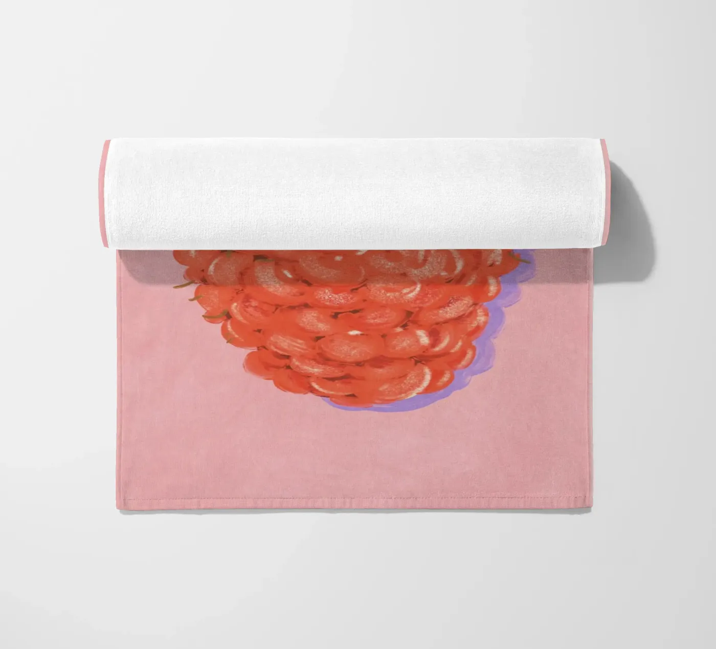 Raspberry strandhanddoek van GigiRosado