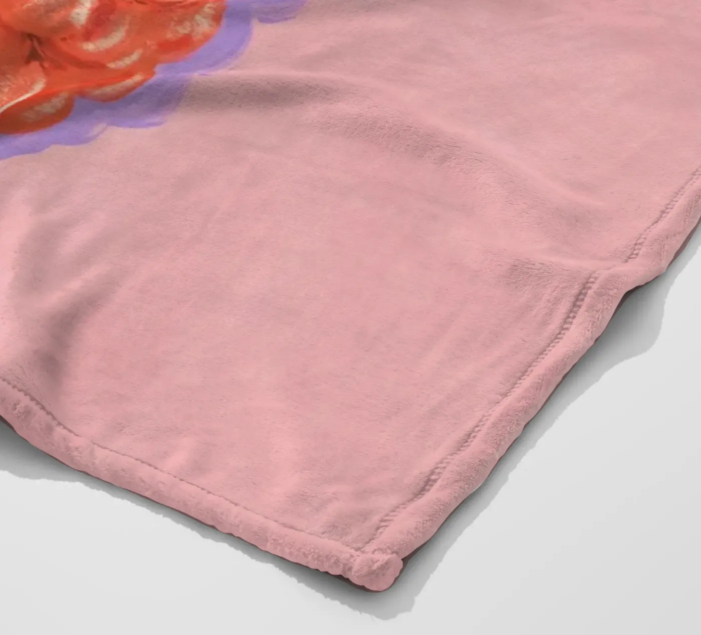 Raspberry fleece blanket by GigiRosado