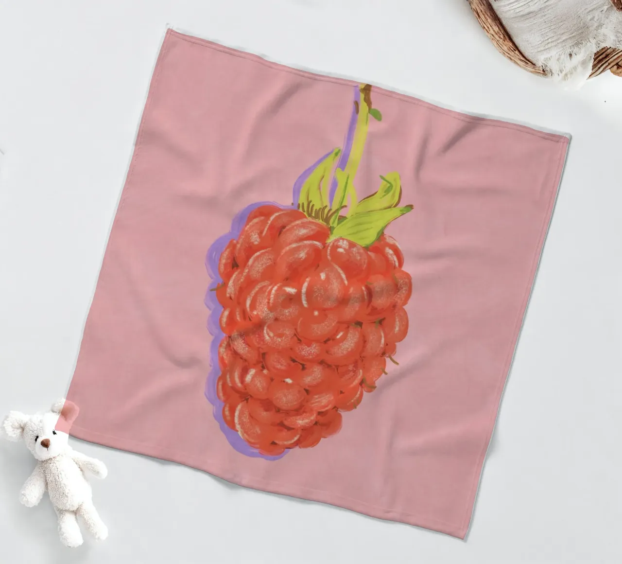 Raspberry fleecedeken van GigiRosado