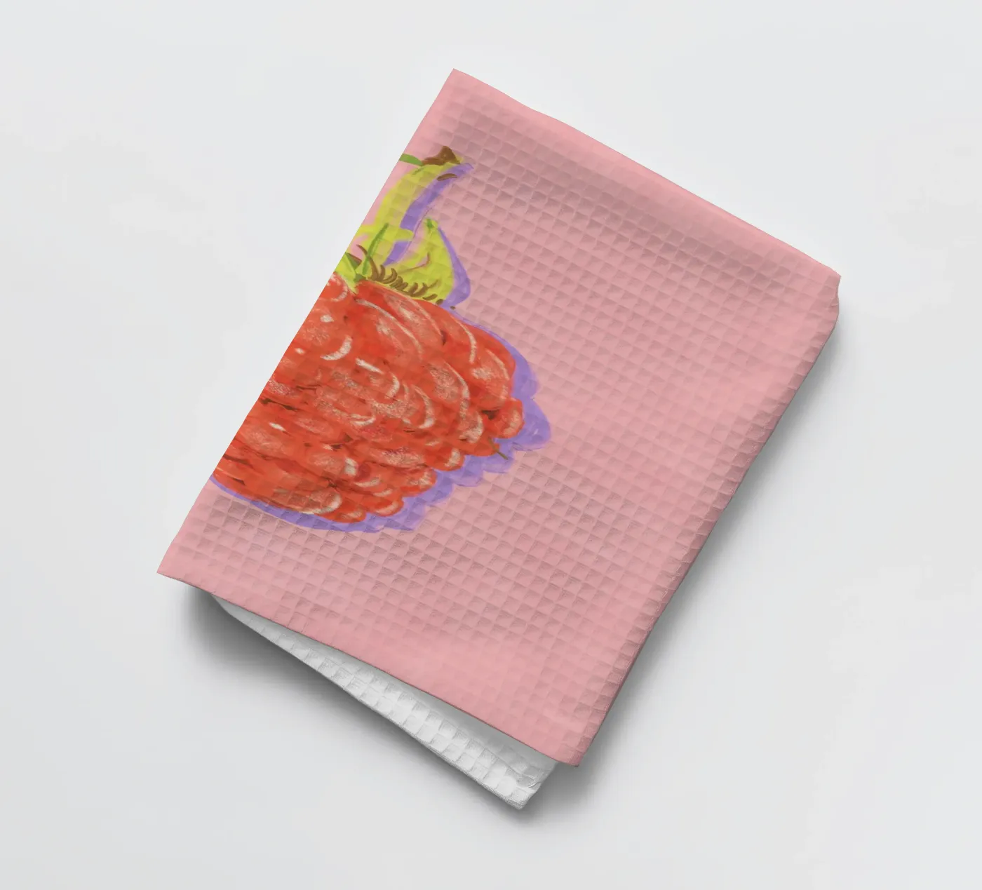 Raspberry tea towel by GigiRosado