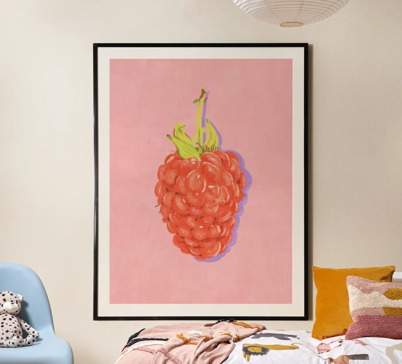 Raspberry Poster von GigiRosado