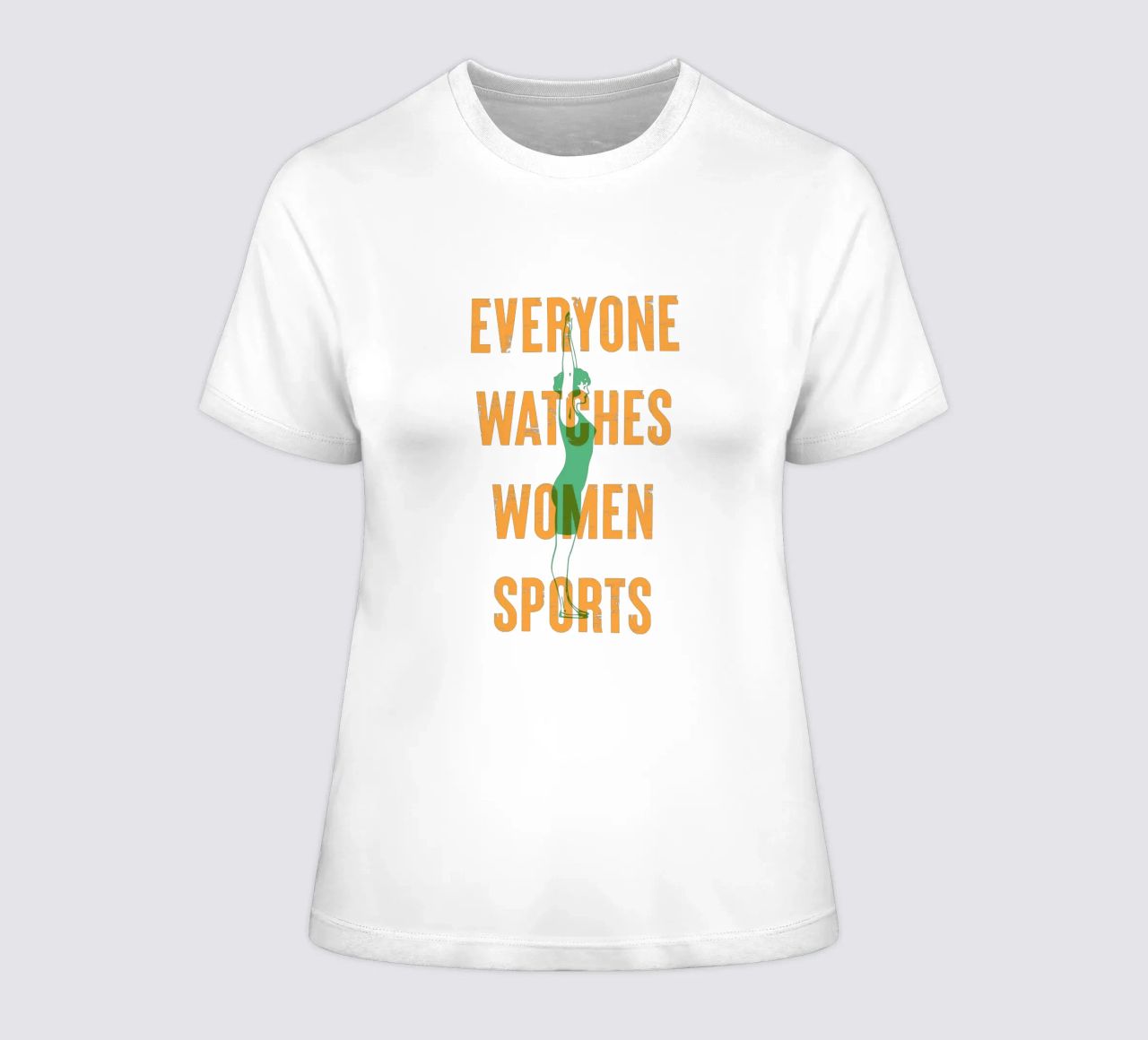 Alle schauen auf Frauensport Frauen T-Shirt von Vintagrafica